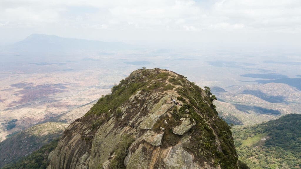Sacred Masai mountain Longido