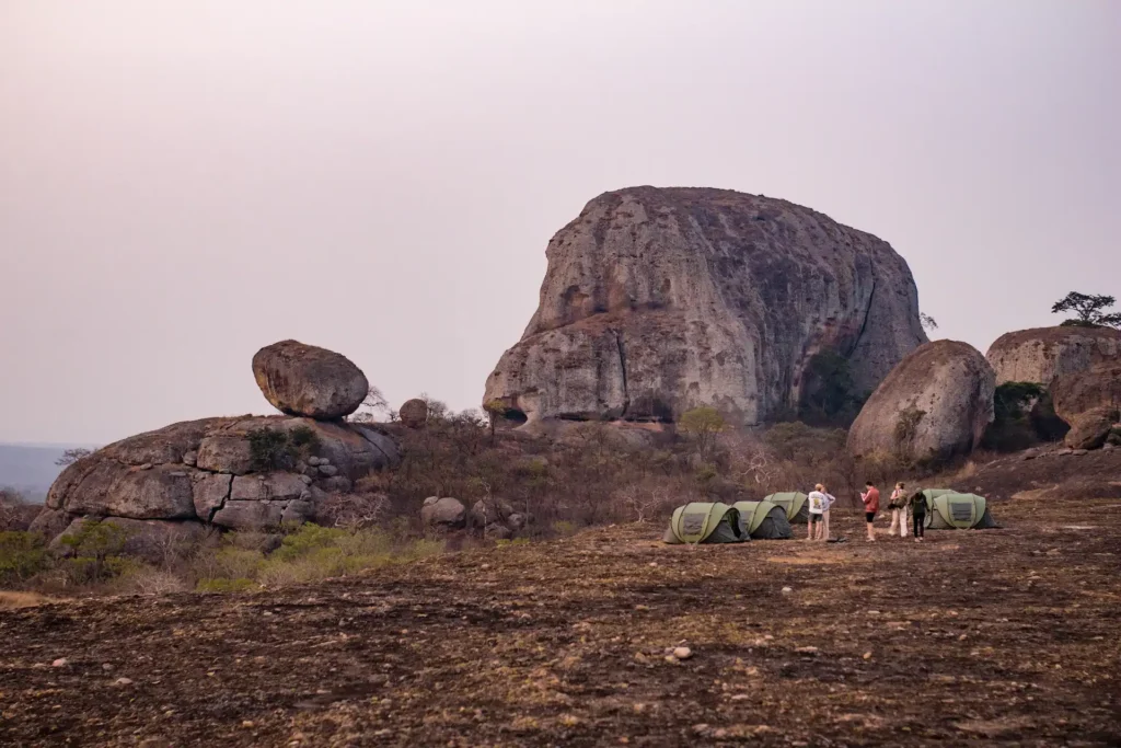 Wildcampen in Angola